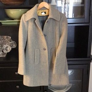 Light Blue Grey Pea Coat